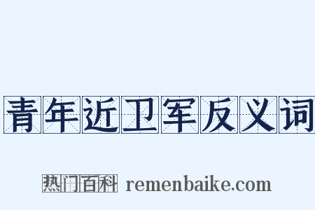 青年近卫军反义词是什么意思的图片
